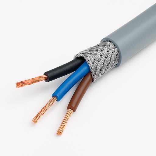 قیمت خرید کابل افشان شیلد دار  ۳×۱