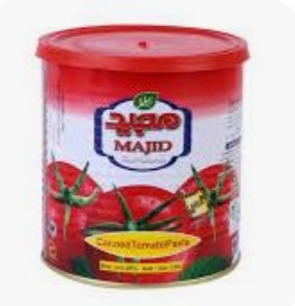 رب گوجه‌ فرنگی مجید خوش طعم و دلپذیر + باکس 12 عددی