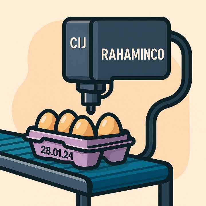تصویر 1 از خرید پرینتر CIJ RAHAMINCO | چاپ صنعتی با سرعت بالا و دوام عالی