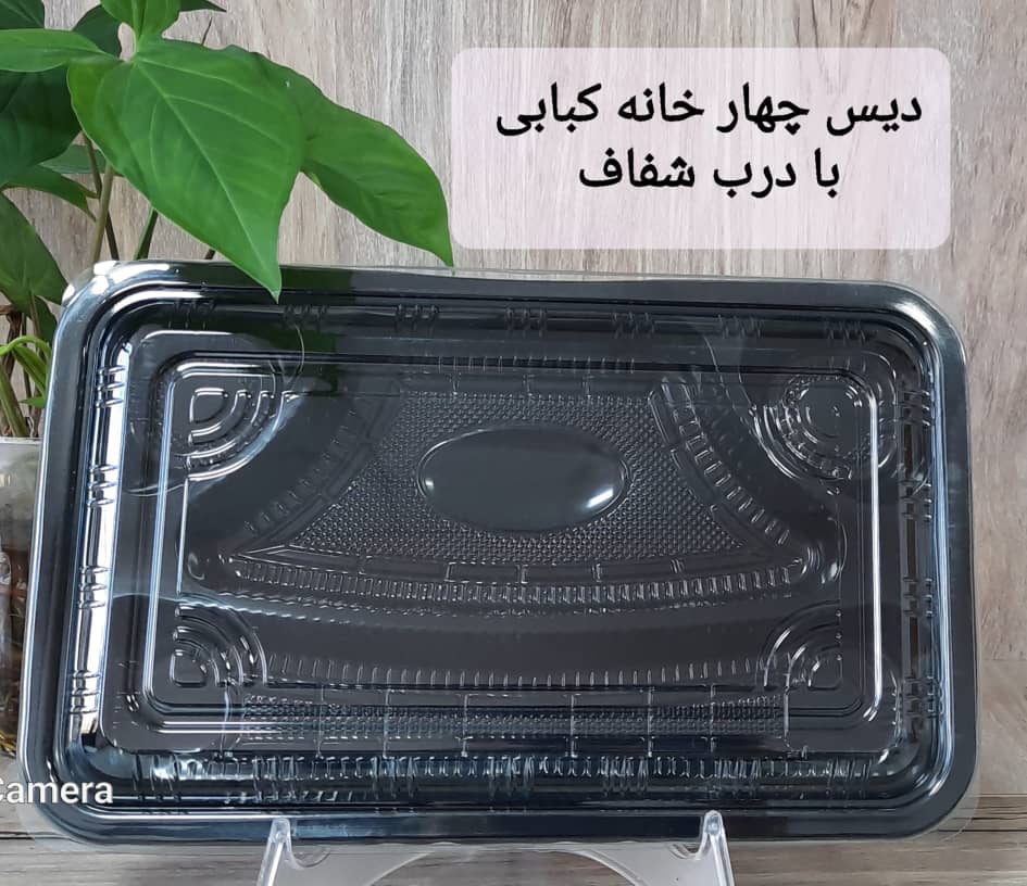 تصویر 1 از دیس یکبار مصرف سه خانه گیاهی قیمت