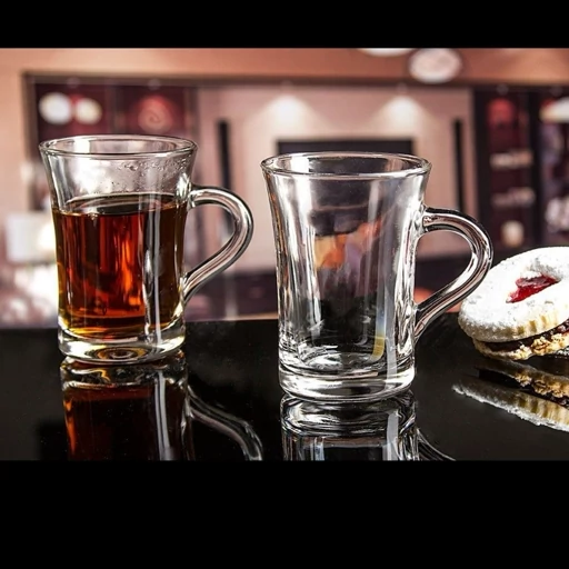 تصویر 2 از فروش عمده و قیمت نیم لیوان بلور مدل شیپوری کاوه