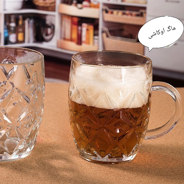 خرید عمده و قیمت ماگ بلور مدل اوکاشی