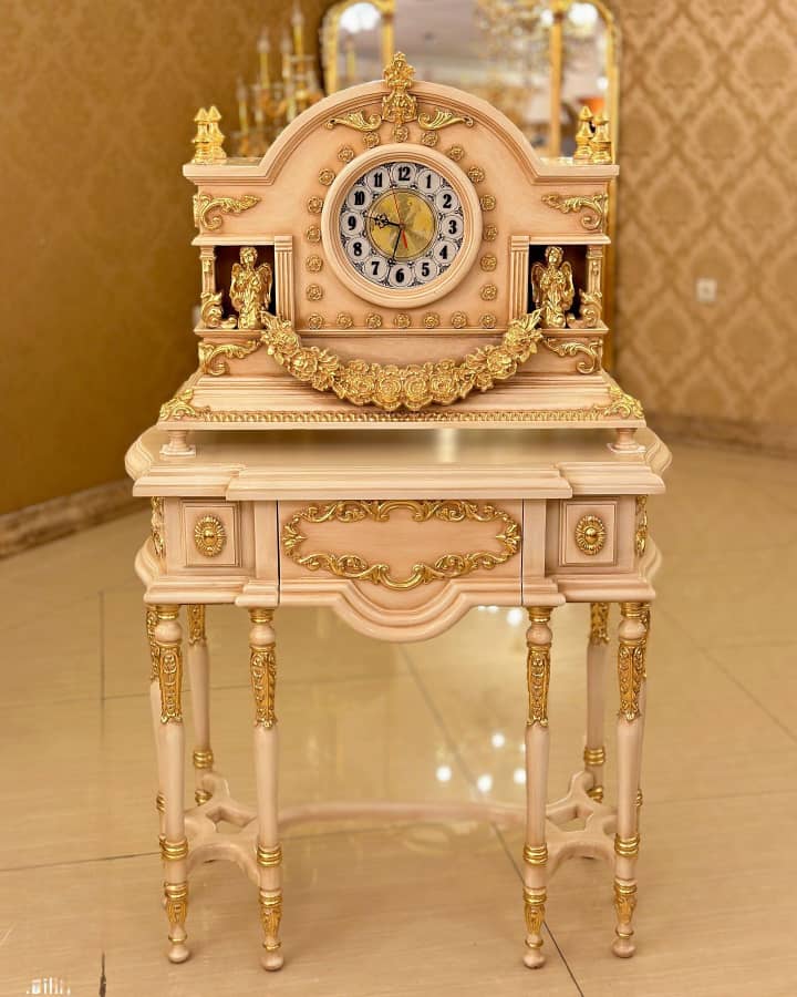 فروش ساعت کنسولی چوبی