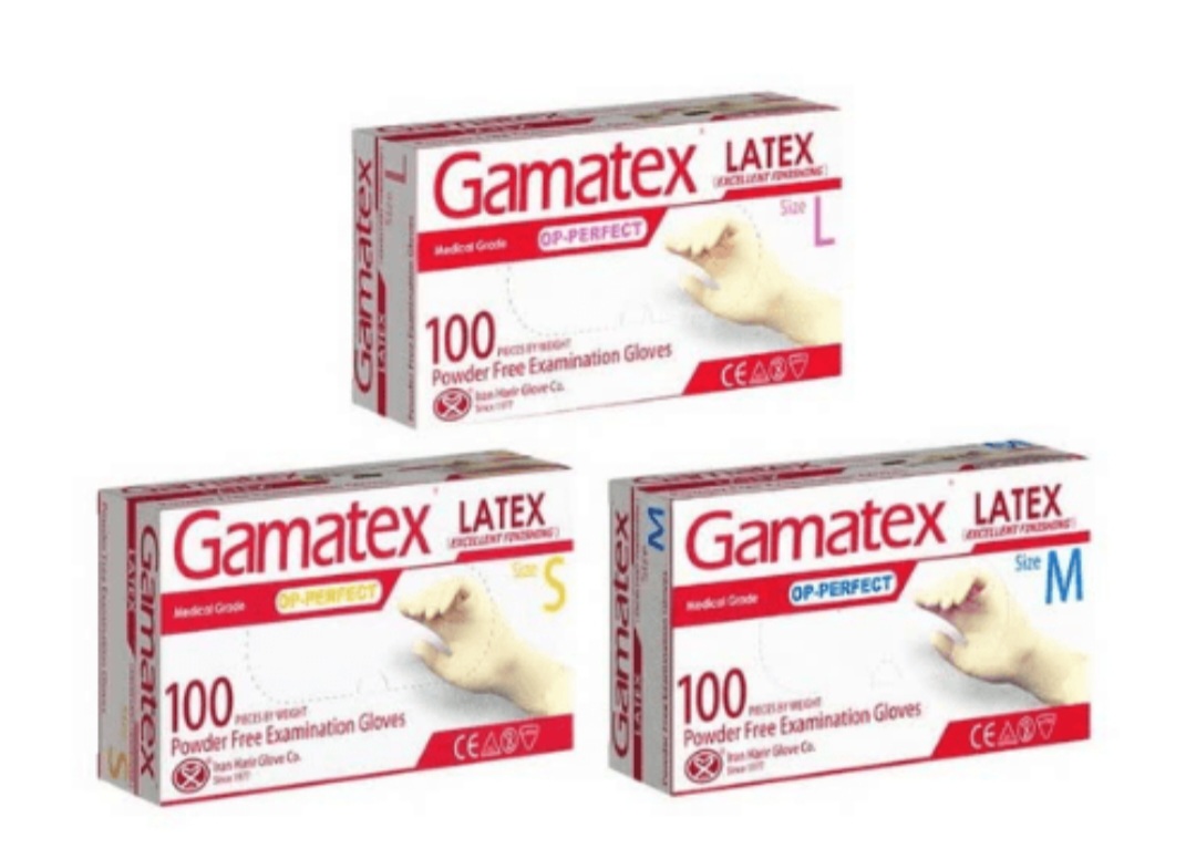 تصویر 4 از فروش ویژه اینترنتی دستکش لاتکس گاماتکس سایز xs + عکس