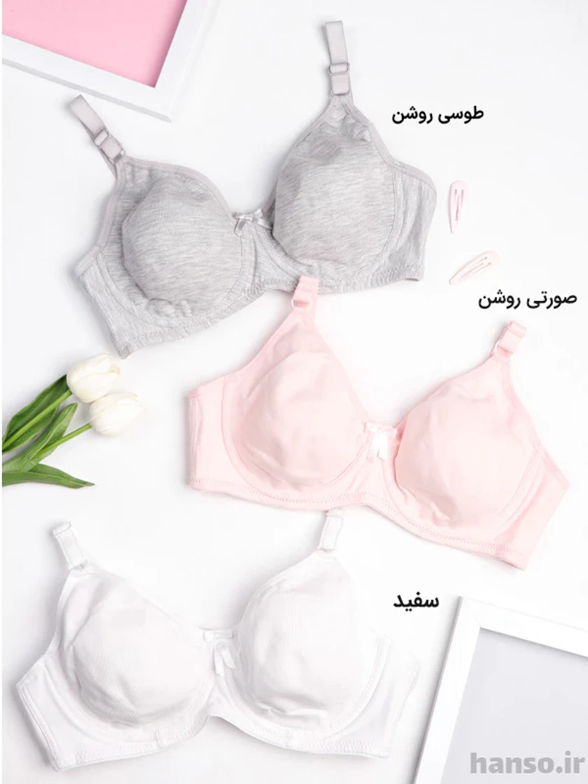 تصویر 1 از سوتین فنر دار نخی نوشه پوش از مرغوبترین پارچه صد حساسیت