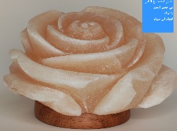 تصویر 3 از چراغ خواب گل رز نمکین استثنایی زیبایی صادراتی