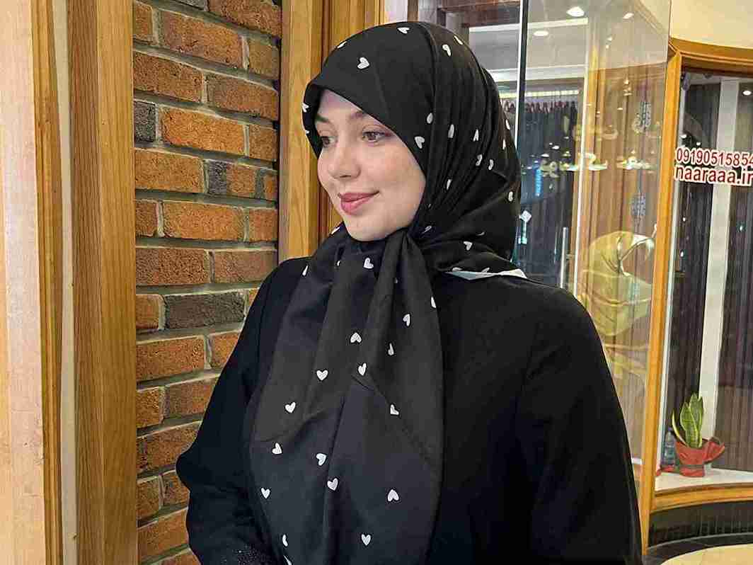 تصویر 4 از خرید روسری نخی طرحدار  + قیمت صادراتی