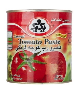 تصویر 1 از رب گوجه‌ فرنگی یک و یک + خوش رنگ و خوش طعم