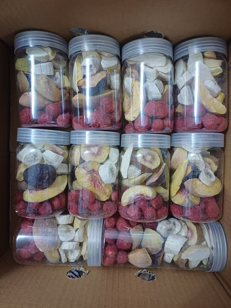 تصویر 1 از قیمت تولیدی مخلوط میوه های پفکی + دارای سیب سلامت