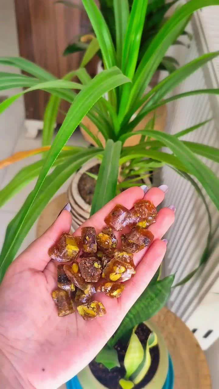 تصویر 1 از فروش عمده آبنبات پسته ای تولید شده با شکر قهوه ای