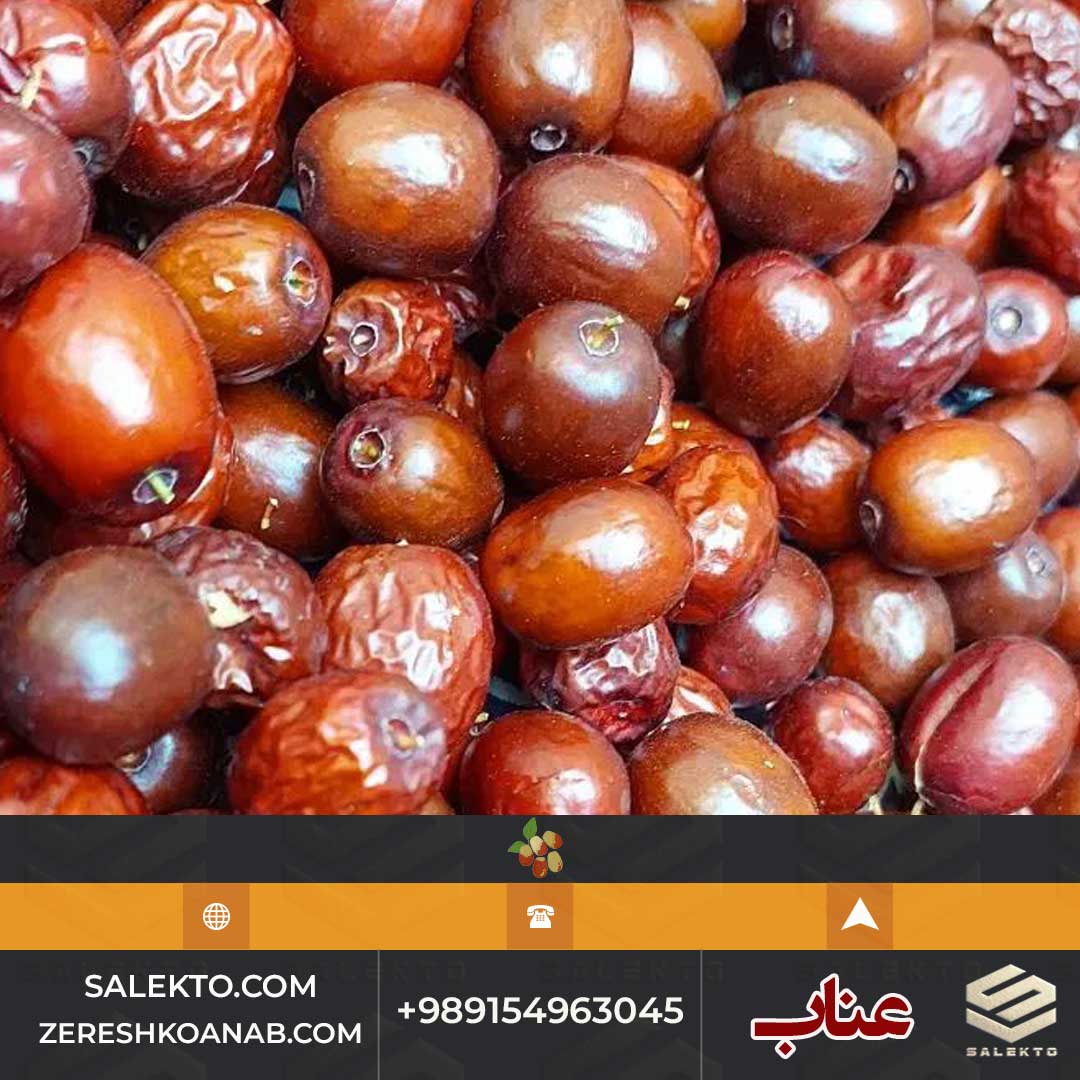 تصویر 1 از خرید عناب خشک امسالی بیرجند با بسته‌ بندی استاندارد + قیمت ویژه و فروش عمده