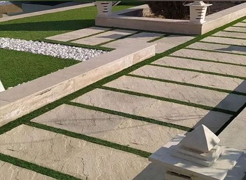 خرید موزاییک حیاطی طرح سنگ مالون با کیفیت عالی + قیمت کارخانه
