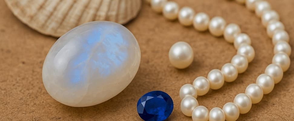 تصویر 1 از خرید سنگ جواهری مرواریدی + قیمت فروش استثنایی
