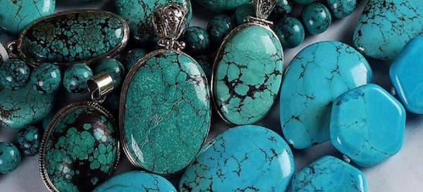 تصویر 2 از سنگ فیروزه تسبیح طراحی شیک و طبیعی برای جواهرات