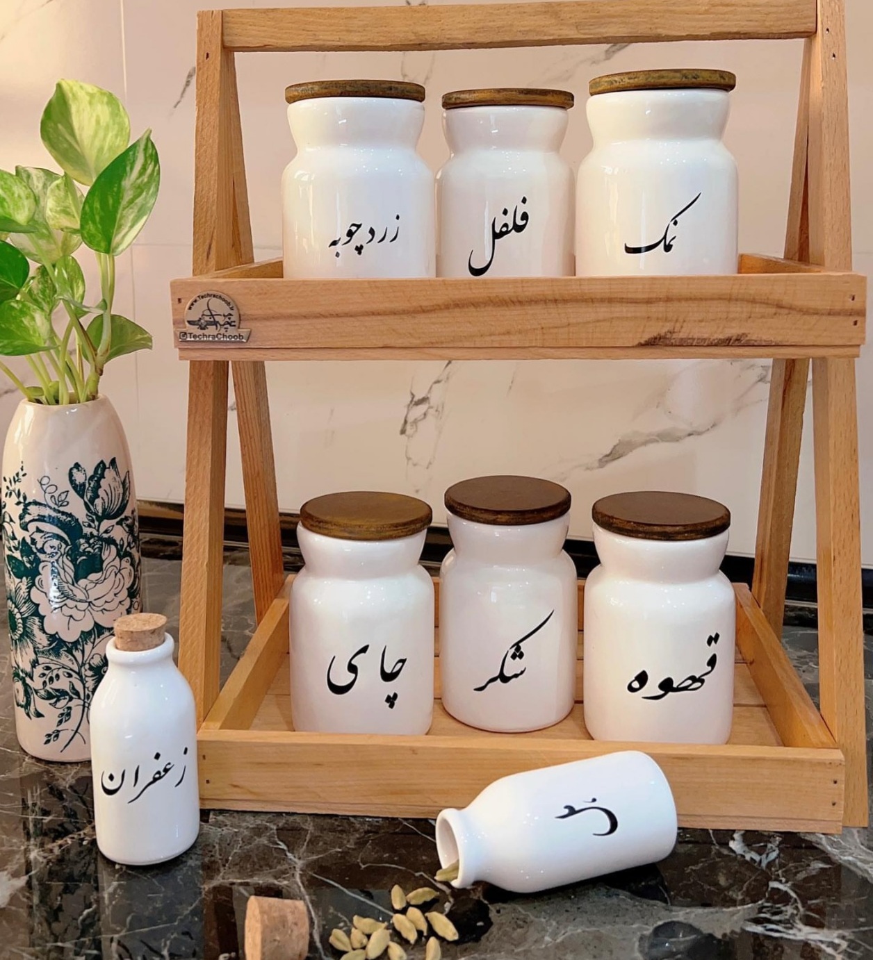 تصویر 1 از قیمت فروش ست جا ادویه سرامیکی + فروش عالی