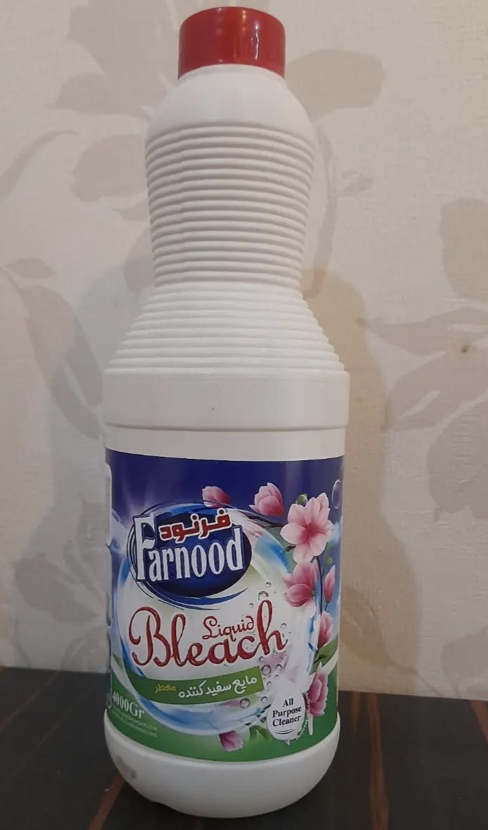تصویر 1 از قیمت استثنایی مایع سفید کننده ۱ لیتری + معطر
