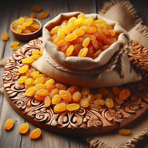 تصویر 1 از فروش عمده و فوق العاده کشمش طلایی دمدار تازه + قیمت ارزان