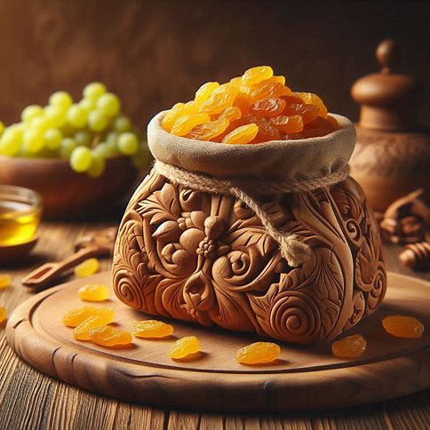 تصویر 2 از فروش عمده و فوق العاده کشمش طلایی دمدار تازه + قیمت ارزان