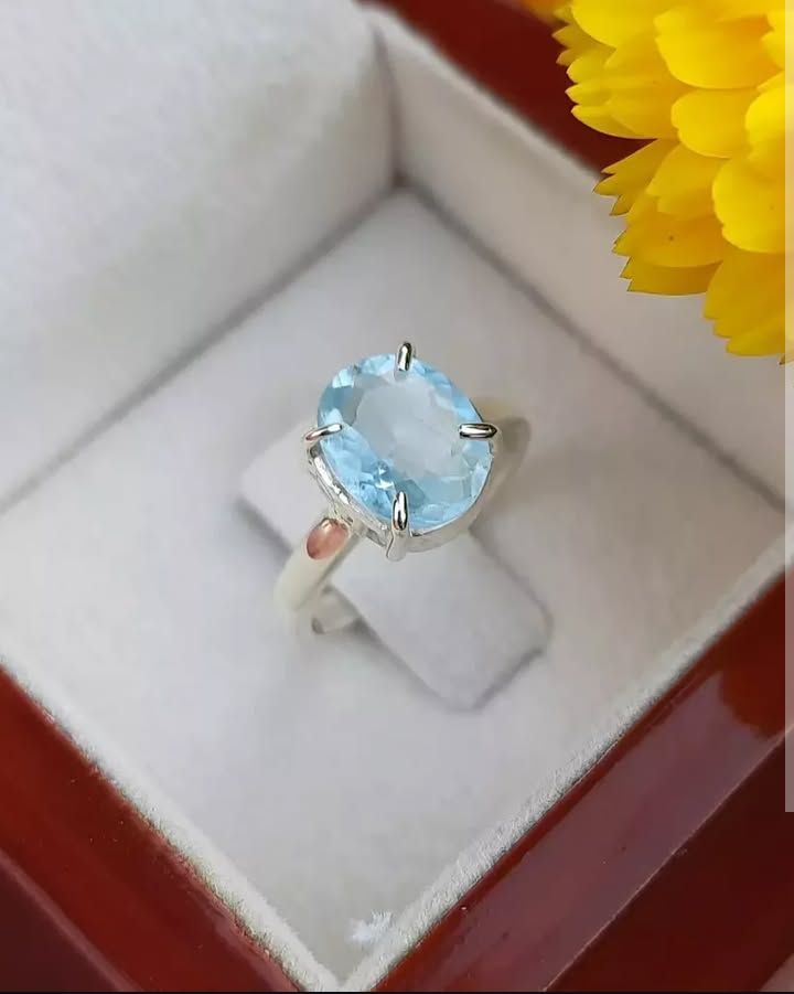 تصویر 1 از خرید و قیمت انگشتر آکوامارین + قیمت عمده