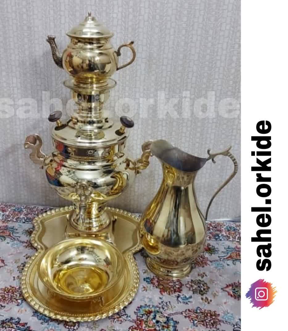 تصویر 1 از سماور آتیلا ۷ لیتری گازی مدل عدسی،فلز برنج اعلا،گارانتی ۱۸ ماهه،خدمات پس از فروش،مسقیم بدون واسطه،تضمین کیفیت