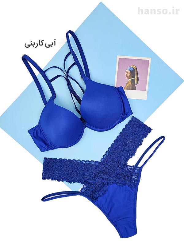 تصویر 2 از ست شورت و سوتین اسفنجی فنر و هارنس دار
