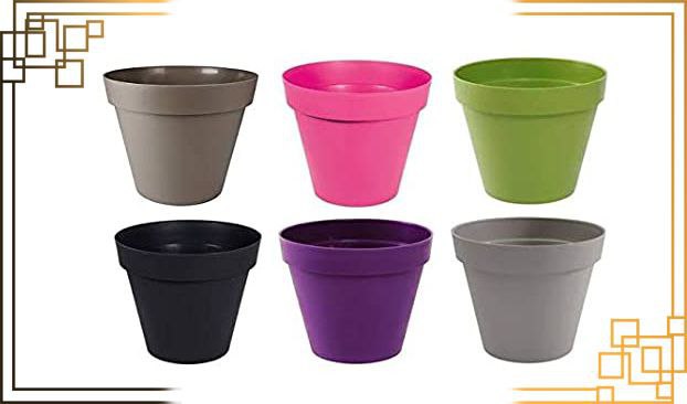 تصویر 5 از خرید گلدان پلاستیکی کوچک با فروش ویژه + قیمت استثنایی