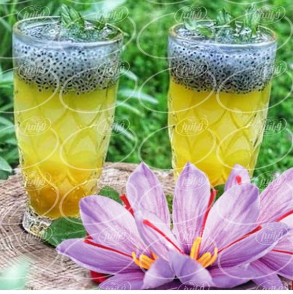 تصویر 5 از انواع شربت زعفران شربت زعفران گل محمدی عمده