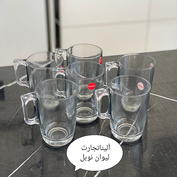 تصویر 1 از خرید عمده لیوان دسته دار مدل نوبل