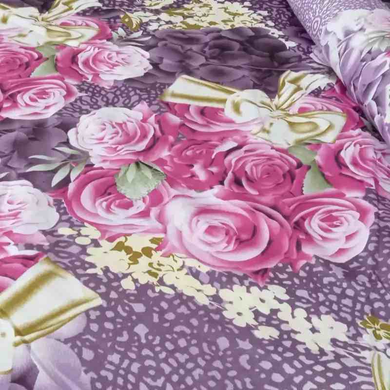 تصویر 2 از قیمت خرید پارچه ملحفه گل مناسب رو بالشتی + فروش ویژه