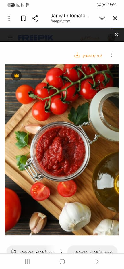 تصویر 3 از تجارت اینترنتی رب گوجه فرنگی مرغوب + خرید