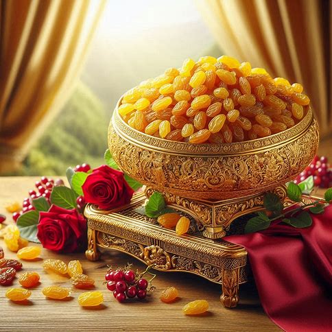 تصویر 1 از کشمش طلایی اراک درجه یک و تازه