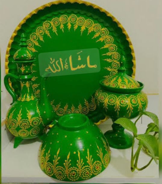 تصویر 2 از فروش ویژه ست حنابندان از جنس سفال