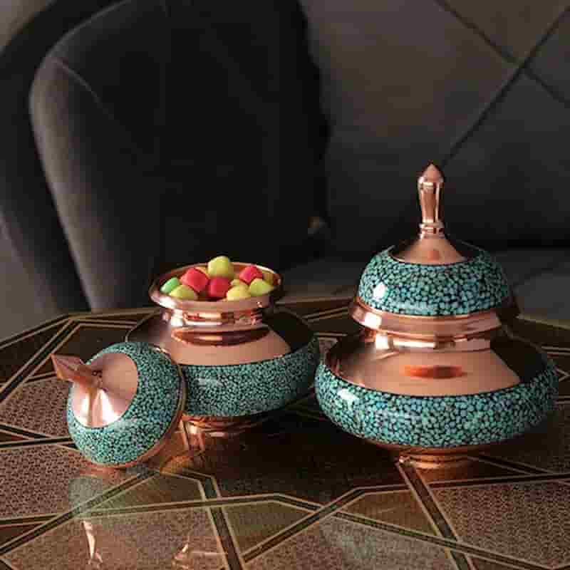 تصویر 1 از بهترین قندان فیروزه‌ کوبی + قیمت خرید عالی