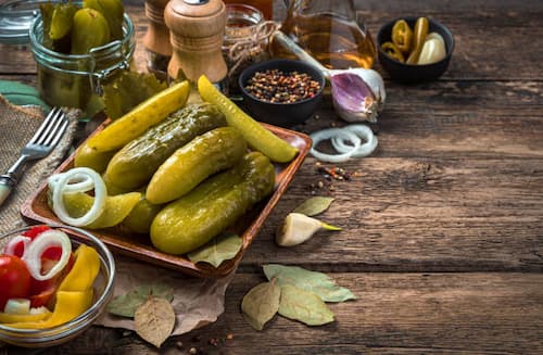 تصویر 2 از خرید خیارشور سرکه ای ترد + قیمت فروش استثنایی