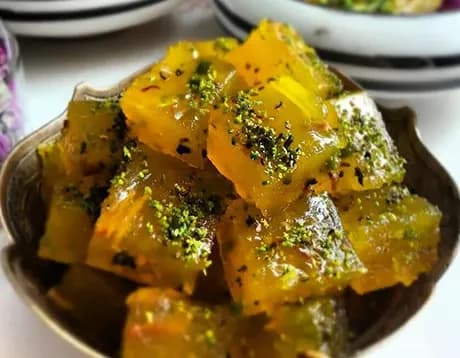 تصویر 4 از قیمت خرید حلوا مسقطی لاری با مغز گردو عمده به صرفه و ارزان