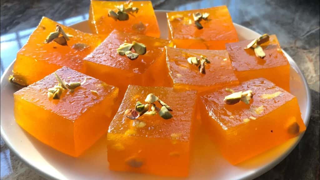 تصویر 4 از فروش حلوا مسقطی لاری عسلی + قیمت خرید به صرفه