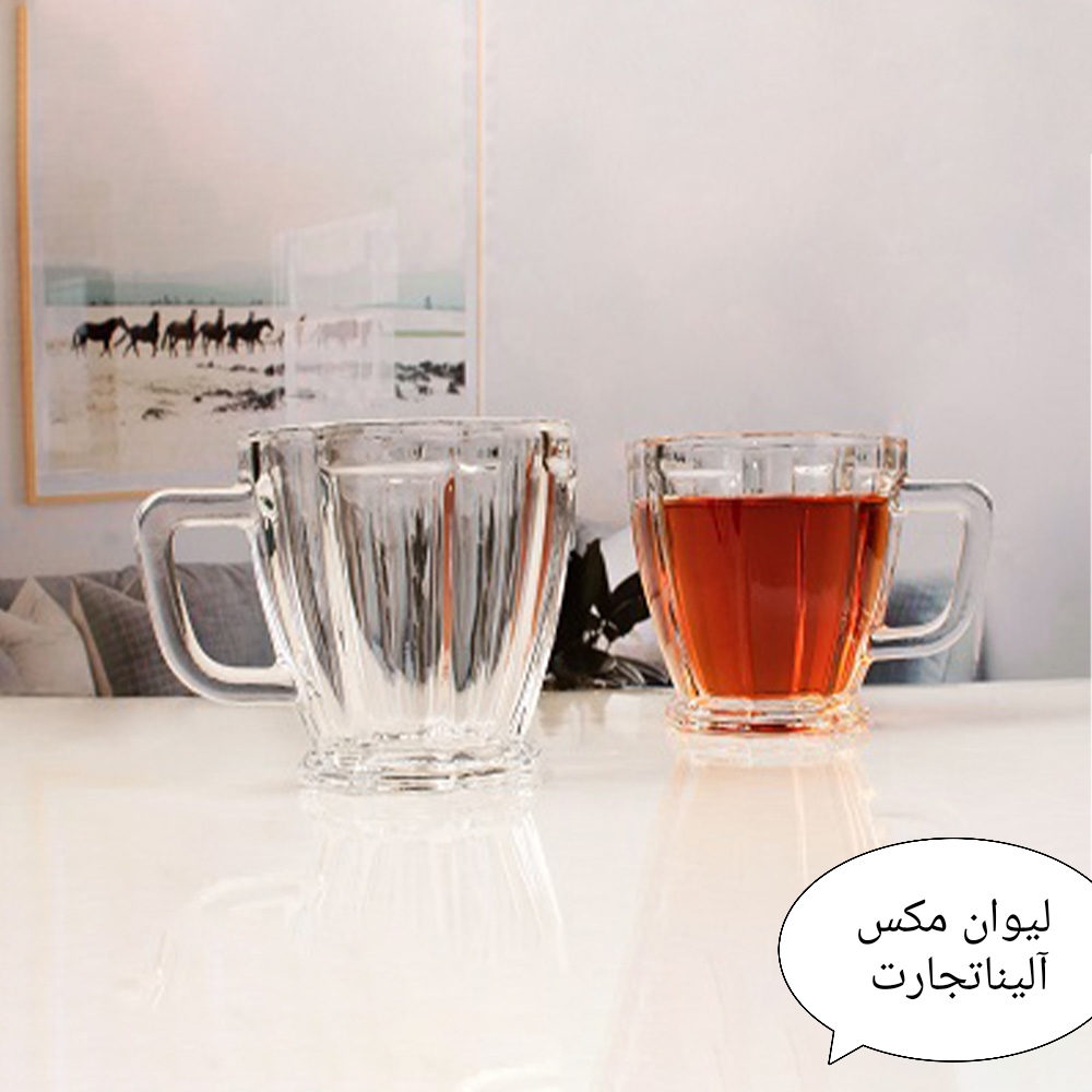 تصویر 1 از خرید عمده و قیمت لیوان بلور مدل مکس