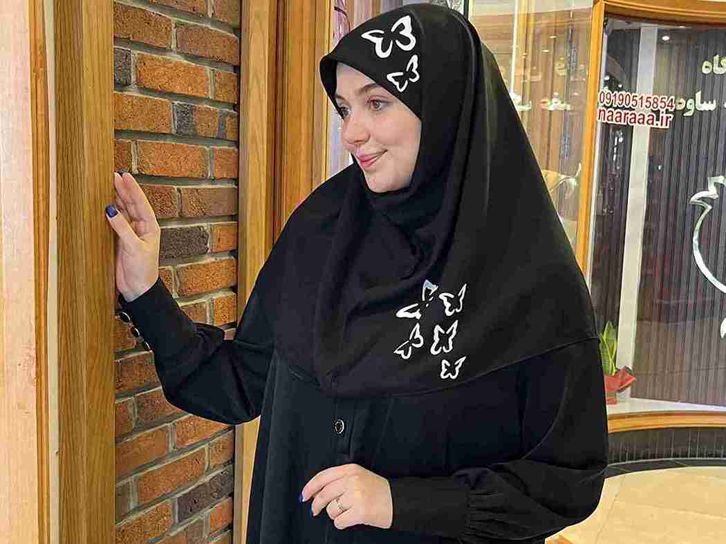 تصویر 4 از خرید و قیمت مقنعه نقاشی شده معلم + فروش عمده