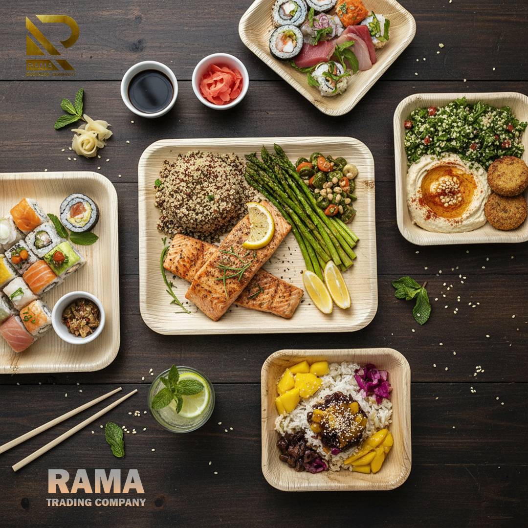 ظروف یکبار مصرف گیاهی درب دار