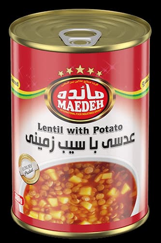 تصویر 2 از خرید کنسرو عدسی با سیب زمینی + قیمت فروش استثنایی