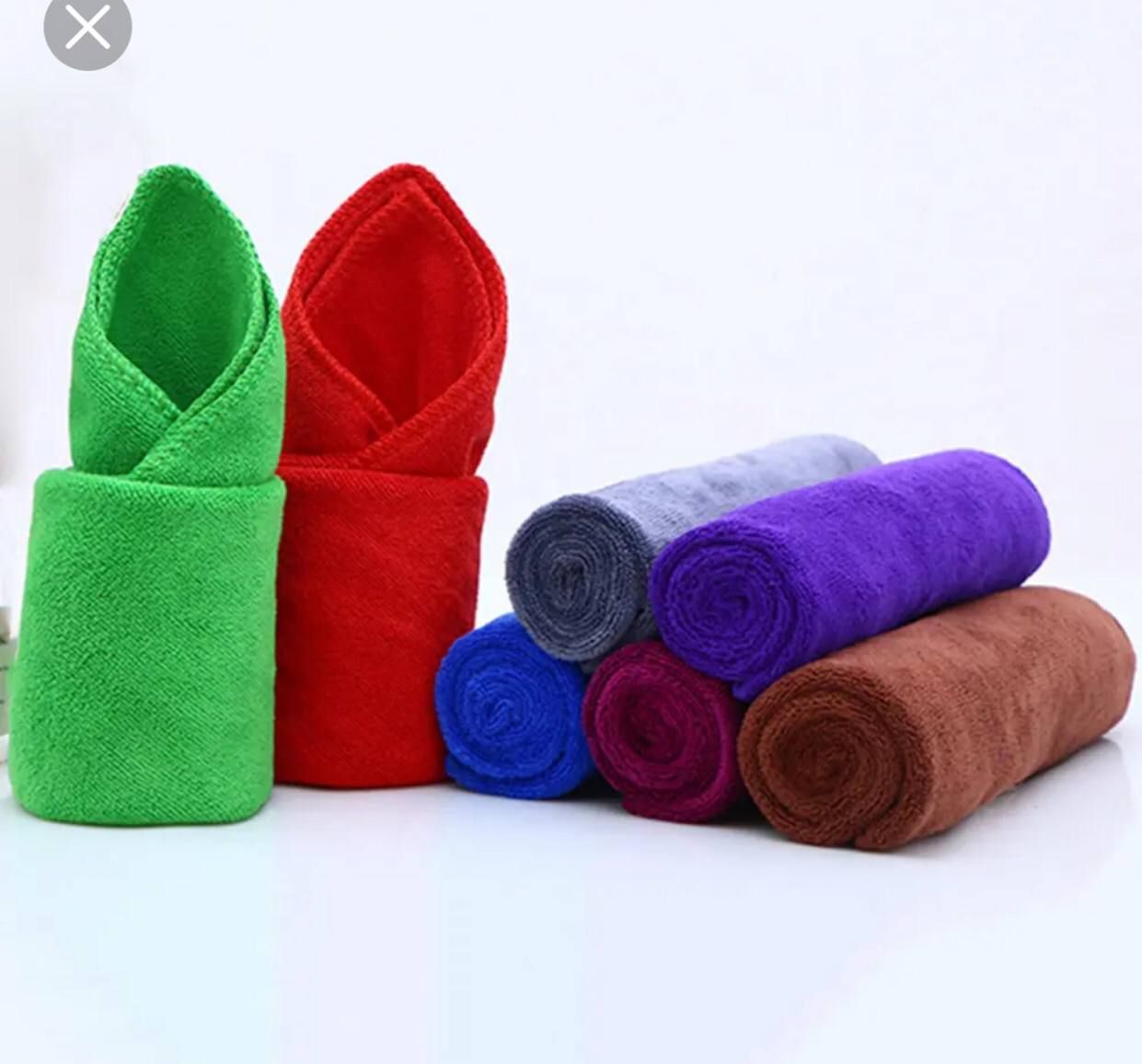 تصویر 1 از قیمت اقتصادی و به صرفه و باکیفیت دستمال آشپزخانه ساده نانو میکروفایبر 40 × 40 سانت + عمده