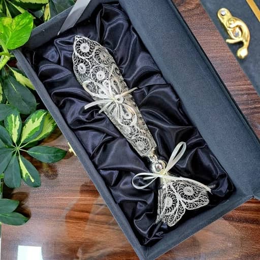 خرید و قیمت ملیله کاری نقره نما + فروش عمده