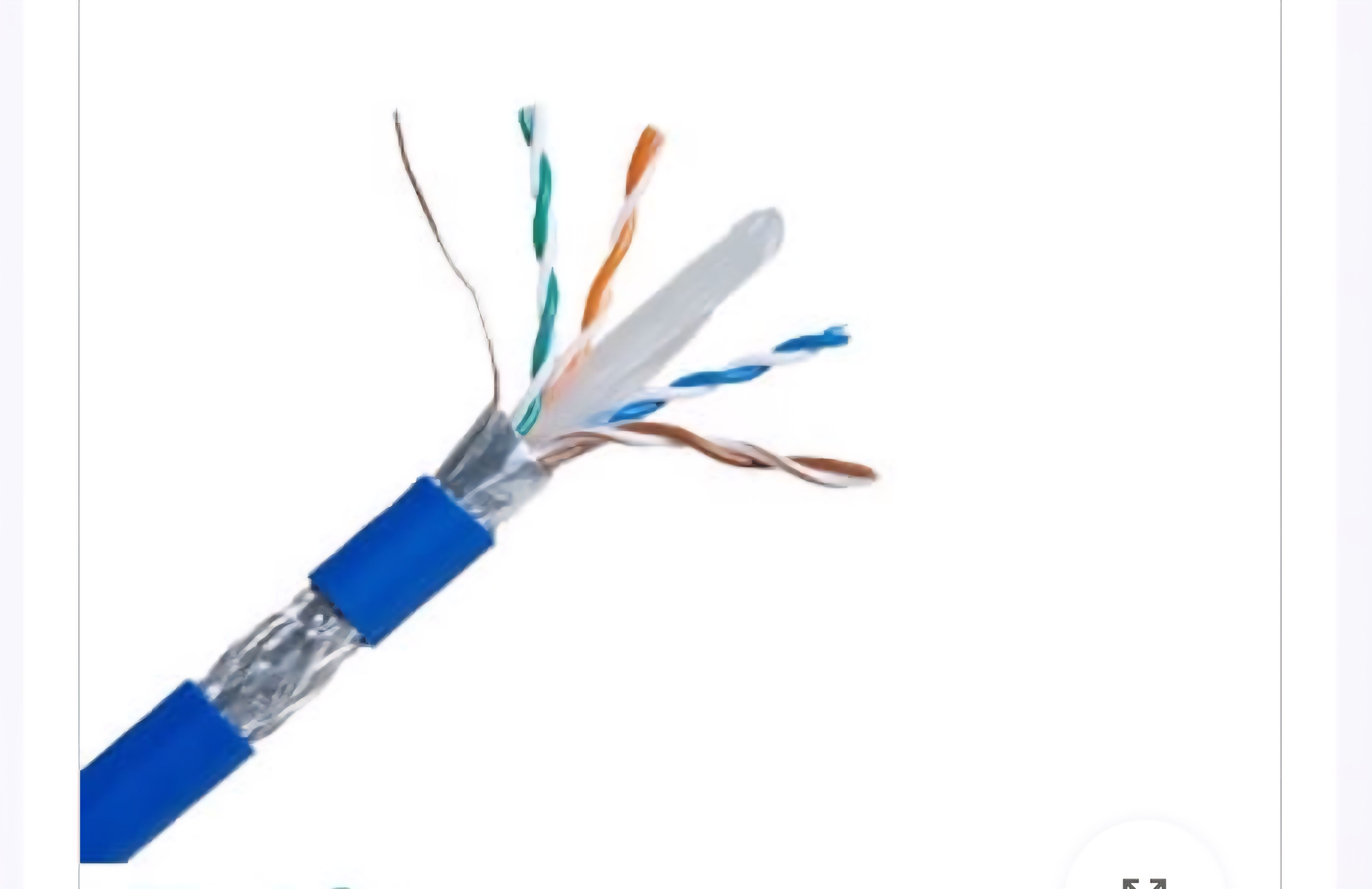 کابل شبکه لگراند CAT6 SFTP تست پیرمننت وارداتی PVC