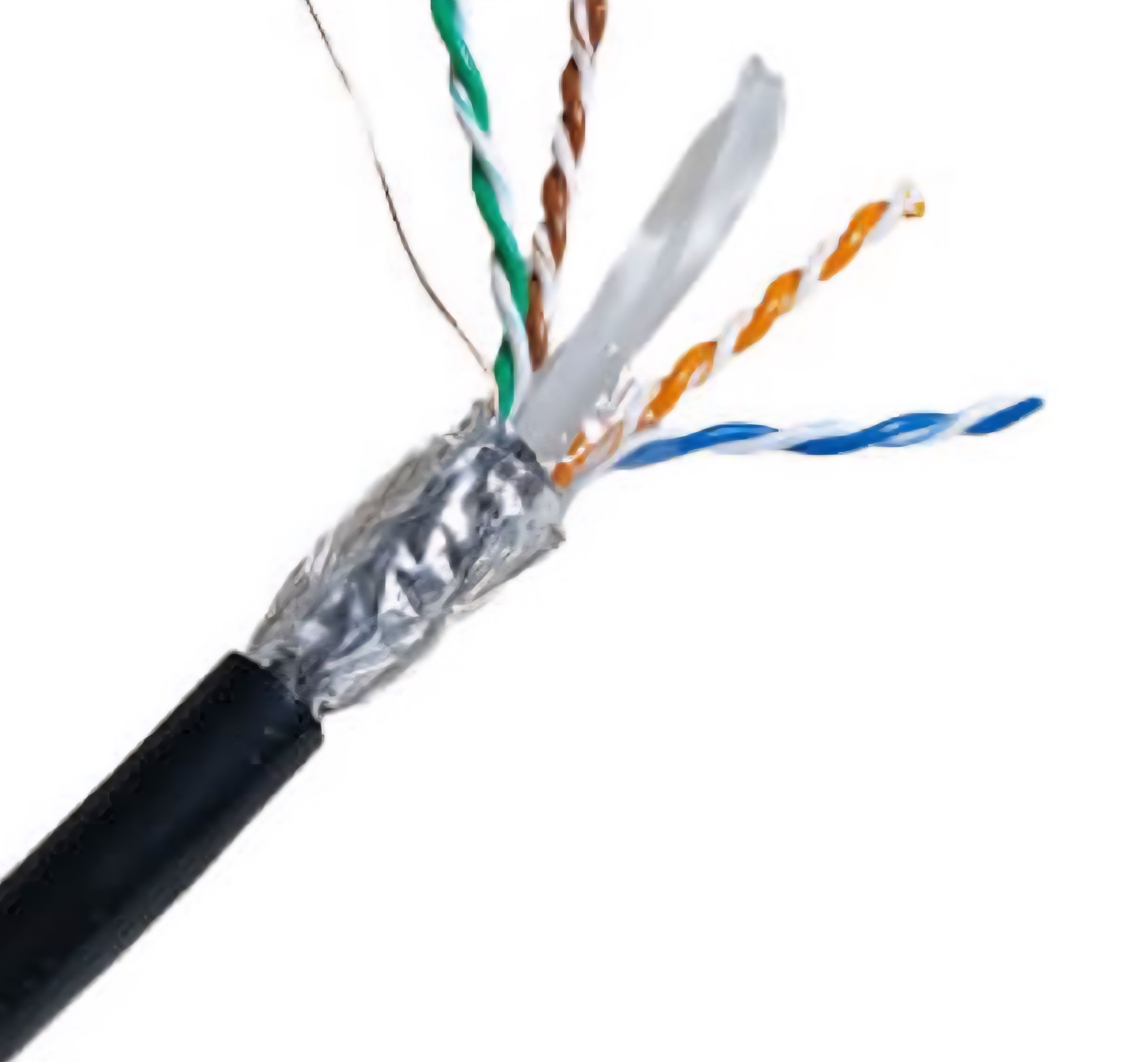 کابل شبکه بی ام بی CAT6 SFTP اوت دور