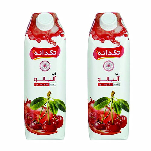 آبمیوه پاکتی آلبالو مناسب فروشگاه‌ ها و سوپرمارکت‌ ها