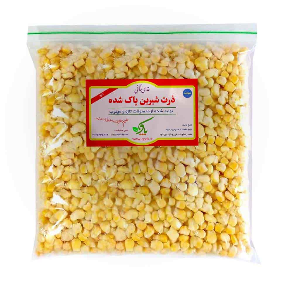 تصویر 1 از قیمت خرید ذرت منجمد درشت با فروش عمده