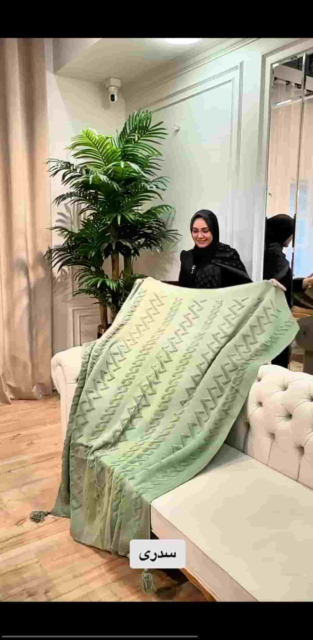 تصویر 2 از شال مبل رنگی + فروش عمده