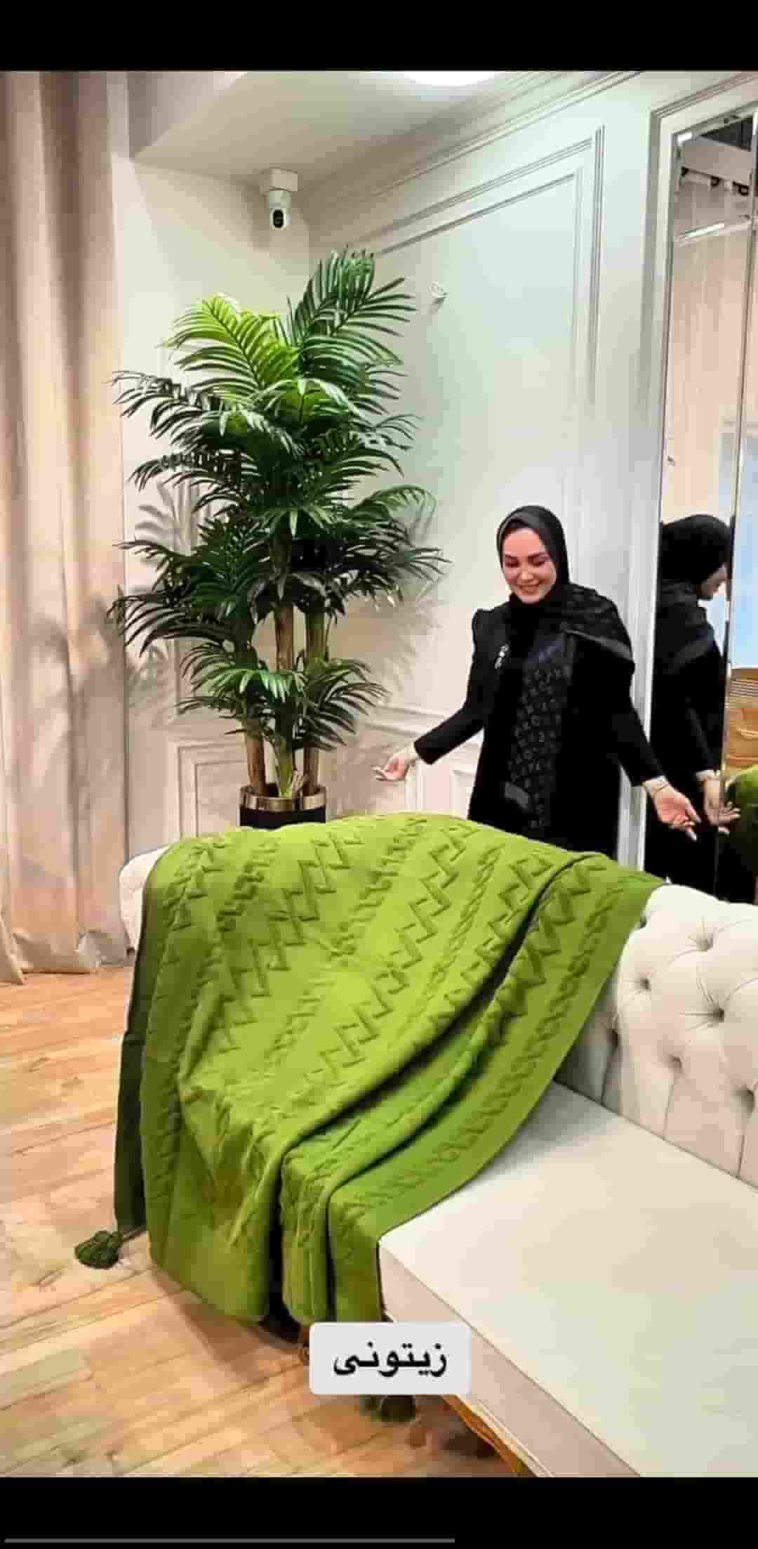 تصویر 1 از شال مبل رنگی + فروش عمده