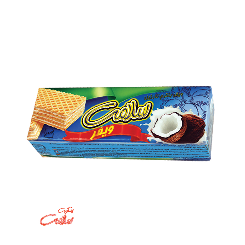 خرید عمده ویفر نارگیلی ۱۶۰ گرمی