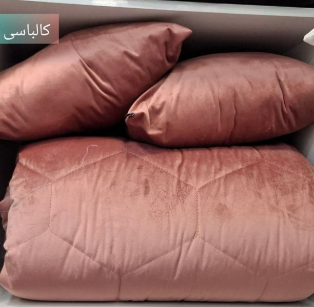 تصویر 1 از روتختی مخمل کالیفرنیا ۸ تکه دونفر پارچه آستری میکرو (نخی)